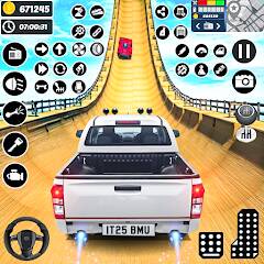 Скачать взломанную Ramp Car Game - Car Stunt [МОД безлимитные деньги] на Андроид - Версия 1.6.5 apk