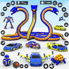 Скачать взломанную Snake Car Robot Transformation [МОД безлимитные деньги] на Андроид - Версия 0.7.1 apk