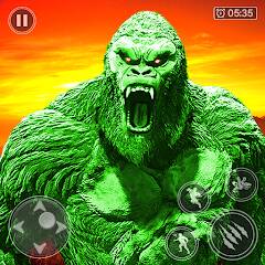 Скачать взломанную Игра Monster King Kong Rampage [МОД много монет] на Андроид - Версия 2.7.7 apk