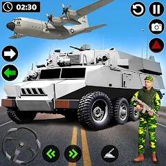 Скачать взломанную Армейский грузовой транспорт [МОД открыто все] на Андроид - Версия 1.1.7 apk