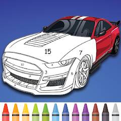 Скачать взломанную Cars Color By Number [МОД открыто все] на Андроид - Версия 2.3.9 apk