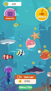 Скачать взломанную Happy Fishing - Catch Fish and Treasures [МОД много монет] на Андроид - Версия 1.0 apk