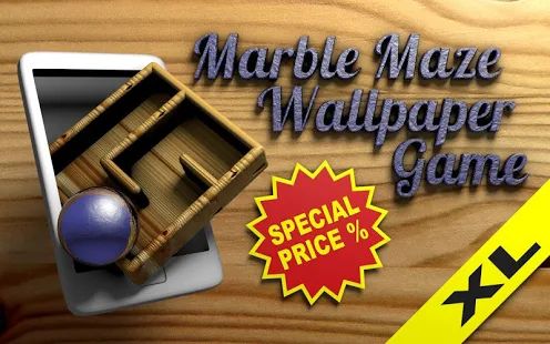 Скачать взломанную Marble Maze Wallpaper Game XL [МОД безлимитные деньги] на Андроид - Версия 1.3 apk