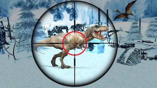 Скачать взломанную Dinosaur Hunt - Shooting Games [МОД безлимитные деньги] на Андроид - Версия Зависит от устройства apk