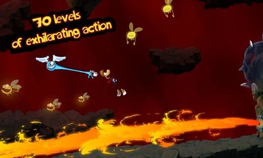 Скачать взломанную Rayman Jungle Run [МОД открыто все] на Андроид - Версия 2.4.3 apk