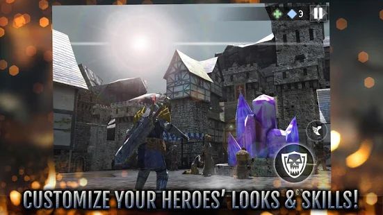 Скачать взломанную Heroes and Castles 2 - Strategy Action RPG [МОД открыто все] на Андроид - Версия Зависит от устройства apk