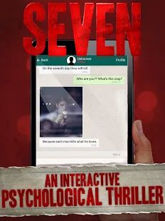 Скачать взломанную Seven - Deadly Revelation - Horror Chat Adventure [МОД безлимитные деньги] на Андроид - Версия 1.5.48 apk