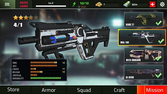 Скачать взломанную Fatal Bullet - FPS Gun Shooting Game [МОД много монет] на Андроид - Версия 1.1.1 apk