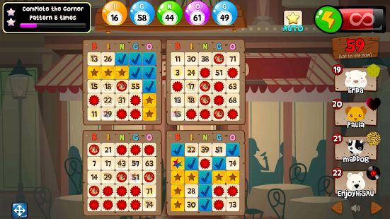 Скачать взломанную Abradoodle Bingo: Веселая Бинго игра - лото игры [МОД открыто все] на Андроид - Версия 2.6.03 apk