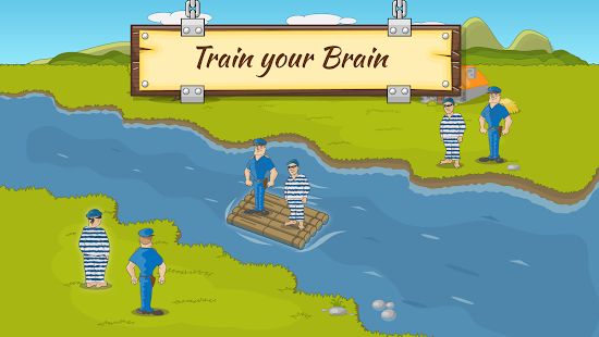 Скачать взломанную River Crossing IQ Logic Puzzles & Fun Brain Games [МОД много монет] на Андроид - Версия Зависит от устройства apk