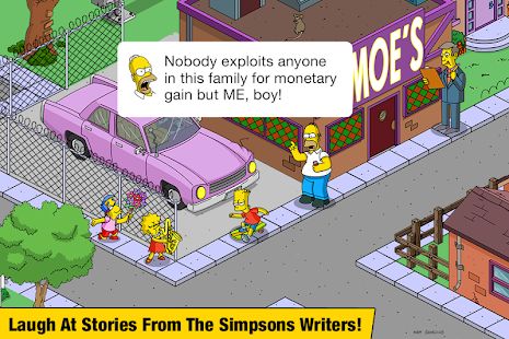 Скачать взломанную The Simpsons™: Tapped Out [МОД безлимитные деньги] на Андроид - Версия 4.43.1 apk