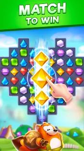 Скачать взломанную Bling Crush - Jewels & Gems Match 3 Puzzle Game [МОД открыто все] на Андроид - Версия Зависит от устройства apk