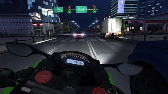 Скачать взломанную Traffic Rider [МОД безлимитные деньги] на Андроид - Версия Зависит от устройства apk