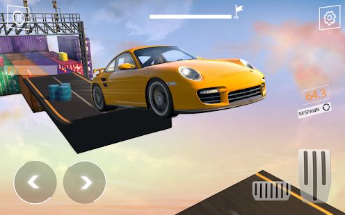 Скачать взломанную Невозможные треки Car Stunt Game: New Games 2019 [МОД много монет] на Андроид - Версия 1.7 apk