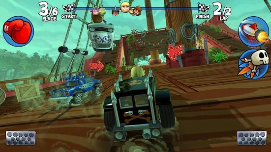 Скачать взломанную Beach Buggy Racing 2 [МОД много монет] на Андроид - Версия 1.6.4 apk