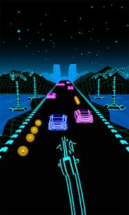 Скачать взломанную Название игры: Neon Bike Race [МОД много монет] на Андроид - Версия 1.19 apk