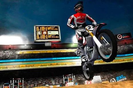 Скачать взломанную 2XL Supercross HD [МОД много монет] на Андроид - Версия 1.0.2 apk