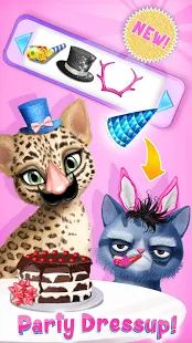 Скачать взломанную Cat Hair Salon Birthday Party - Virtual Kitty Care [МОД много монет] на Андроид - Версия 6.0.13 apk