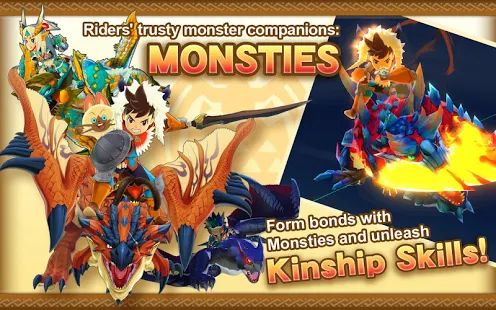 Скачать взломанную Monster Hunter Stories [МОД открыто все] на Андроид - Версия 1.0.2 apk
