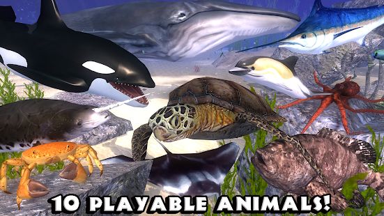 Скачать взломанную Ultimate Ocean Simulator [МОД много монет] на Андроид - Версия 1.4 apk