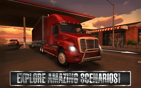 Скачать взломанную Truck Simulator USA [МОД безлимитные деньги] на Андроид - Версия 2.2.0 apk