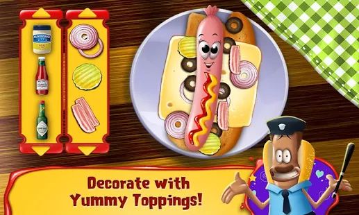 Скачать взломанную Hot Dog Hero - Crazy Chef [МОД открыто все] на Андроид - Версия 1.0.8 apk