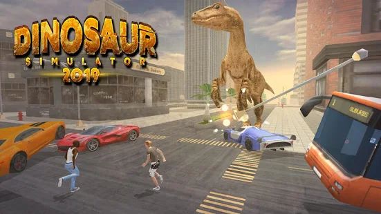 Скачать взломанную Dinosaur Games Simulator 2019 [МОД открыто все] на Андроид - Версия Зависит от устройства apk