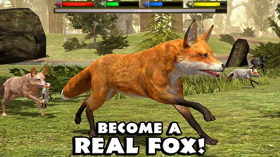 Скачать взломанную Ultimate Fox Simulator [МОД много монет] на Андроид - Версия Зависит от устройства apk
