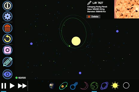 Скачать взломанную Planet Genesis 2 - 3D solar system sandbox [МОД безлимитные деньги] на Андроид - Версия 1.2.2 apk