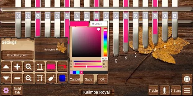 Скачать взломанную Kalimba Royal [МОД открыто все] на Андроид - Версия 2.6 apk