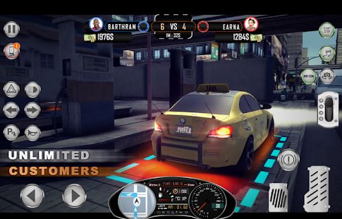 Скачать взломанную Amazing Taxi Simulator V2 2019 [МОД много монет] на Андроид - Версия 1.0.9 apk
