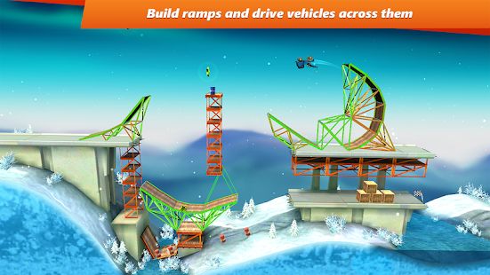 Скачать взломанную Bridge Constructor Stunts [МОД открыто все] на Андроид - Версия 3.0 apk