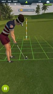Скачать взломанную Pro Feel Golf - Sports Simulation [МОД много монет] на Андроид - Версия 3.0.0 apk