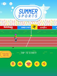 Скачать взломанную Ketchapp Summer Sports [МОД много монет] на Андроид - Версия 2.1.5 apk