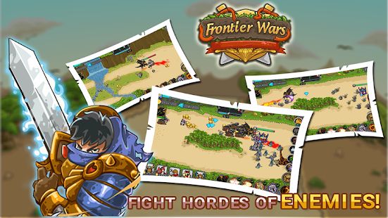 Скачать взломанную Frontier Wars: Defense Heroes - Tactical TD Game [МОД много монет] на Андроид - Версия 1.2 apk