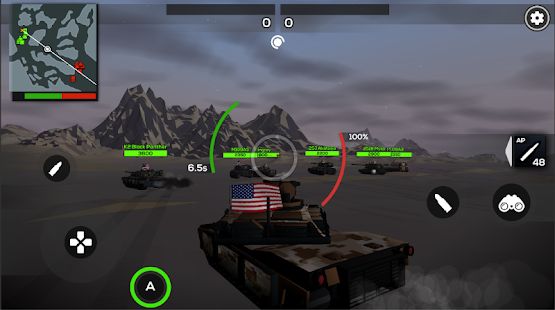 Скачать взломанную Poly Tank 2: Battle Sandbox [МОД открыто все] на Андроид - Версия 1.4.6a apk