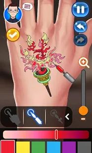 Скачать взломанную Мастер татуировщик [МОД открыто все] на Андроид - Версия Зависит от устройства apk