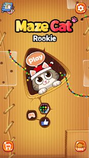 Скачать взломанную Maze Cat - Rookie [МОД открыто все] на Андроид - Версия 1.1.5 apk
