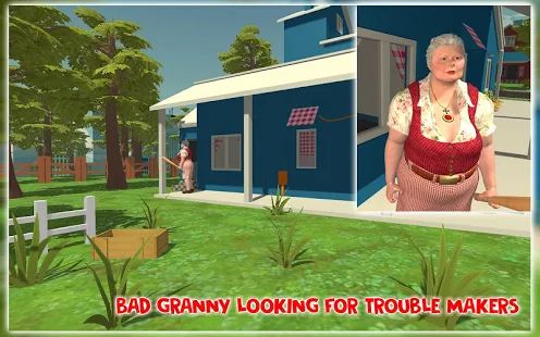 Скачать взломанную Bad Granny Angry Neighbor плохая бабка злой гренни [МОД много монет] на Андроид - Версия 1.2.14 apk