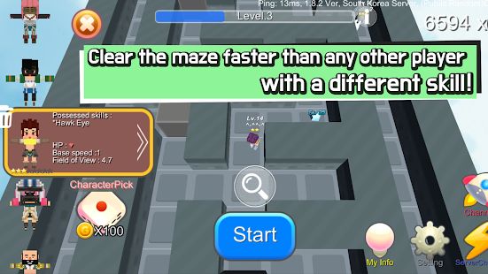 Скачать взломанную Maze.io [МОД много монет] на Андроид - Версия 2.0.0 apk