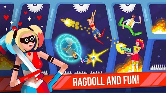 Скачать взломанную Ragdoll Rage: Heroes Arena [МОД безлимитные деньги] на Андроид - Версия 1.2.28 apk