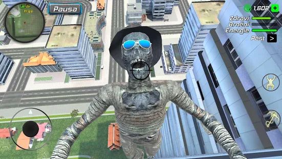 Скачать взломанную Rope Mummy Crime Simulator: Vegas Hero [МОД безлимитные деньги] на Андроид - Версия 1.0.2 apk