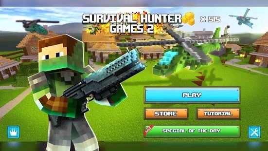 Скачать взломанную The Survival Hunter Games 2 [МОД безлимитные деньги] на Андроид - Версия 1.106 apk