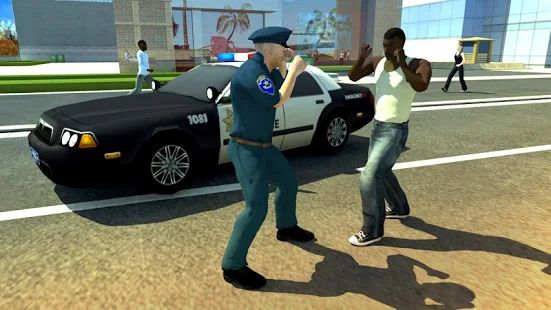 Скачать взломанную San Andreas Auto Gang Wars: Grand Real Theft Fight [МОД много монет] на Андроид - Версия 9.4 apk