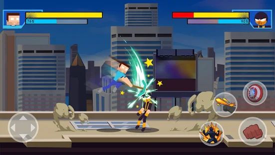 Скачать взломанную Stick Super: Hero - Strike Fight for heroes legend [МОД много монет] на Андроид - Версия 1.1.1 apk