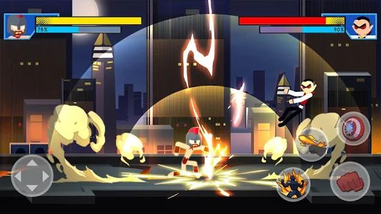 Скачать взломанную Stick Super: Hero - Strike Fight for heroes legend [МОД много монет] на Андроид - Версия 1.1.1 apk