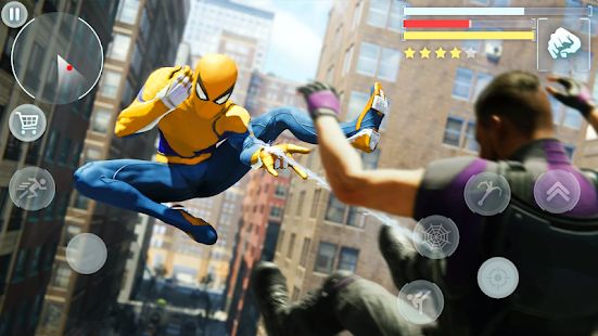 Скачать взломанную Spider Hero - Super Crime City Battle [МОД много монет] на Андроид - Версия 1.0.6 apk