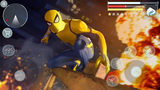 Скачать взломанную Spider Hero - Super Crime City Battle [МОД много монет] на Андроид - Версия 1.0.6 apk