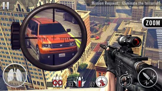 Скачать взломанную Элитный снайпер 3D - Sniper Shot [МОД много монет] на Андроид - Версия Зависит от устройства apk