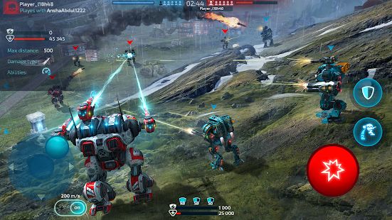 Скачать взломанную Robot Warfare: Mech Battle 3D PvP FPS [МОД безлимитные деньги] на Андроид - Версия 0.2.2310.1 apk